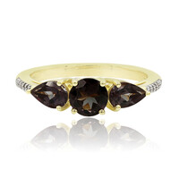 Anello in oro con Granato Cangiante