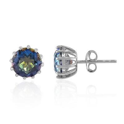 Orecchini in argento con Quarzo Mistico Blu