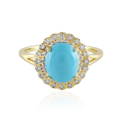 Anello in argento con Turchese Sleeping Beauty