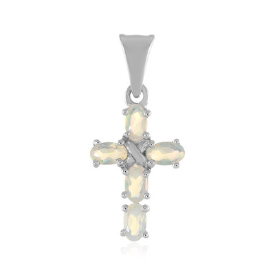 Ciondolo in argento con Opale di Welo