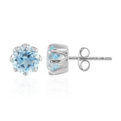 Orecchini in argento con Topazio Blu Cielo