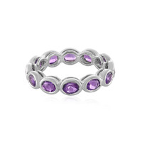 Anello in argento con Ametista