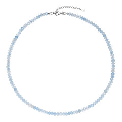 Collana in argento con Acquamarina Brasiliana