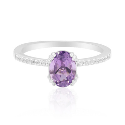 Anello in argento con Ametista