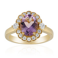 Anello in argento con Ametista Boliviana