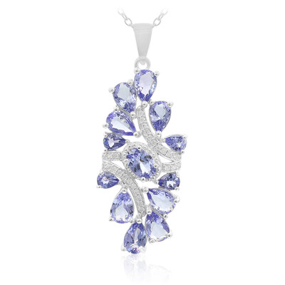 Collana in argento con Tanzanite
