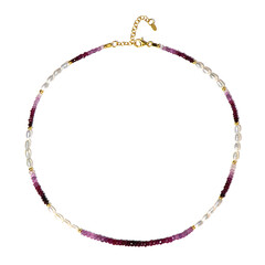 Collana in argento con Perla d'Acqua Dolce Bianca