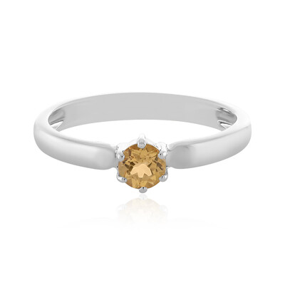 Anello in argento con Topazio Imperiale