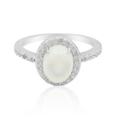 Anello in argento con Opale di Welo