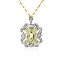 Collana in argento con Kunzite Canarino