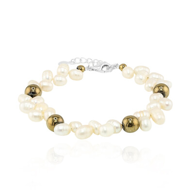 Bracciale in argento con Perla di Acqua Dolce (TPC)