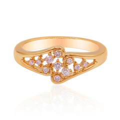Anello in oro con Diamante Rosa d'Argyle I3 (Mark Tremonti)