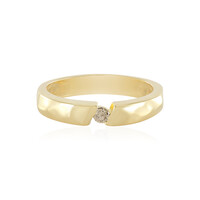 Anello in argento con Diamante Cioccolato I2