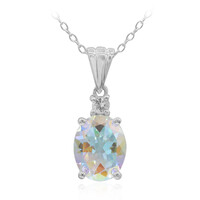 Collana in argento con Topazio Moonlight