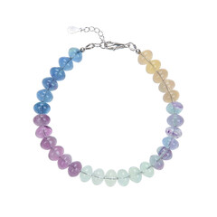Bracciale in argento con Fluorite