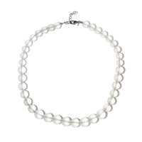 Collana in argento con Quarzo Bianco