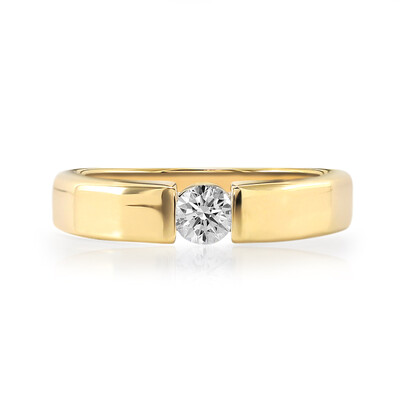 Anello in oro con Diamante IF (D) (Annette)