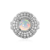 Anello in argento con Opale di Welo