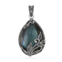 Ciondolo in argento con Labradorite