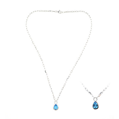 Collana in argento con Topazio Marambaia
