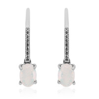 Orecchini in argento con Opale di Welo