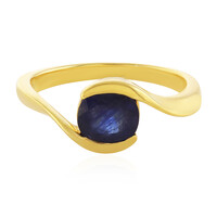 Anello in argento con Zaffiro Blu del Madagascar