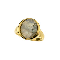Anello in argento con Labradorite