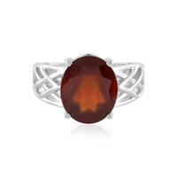 Anello in argento con Granato Essonite