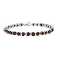 Bracciale in argento con Granato
