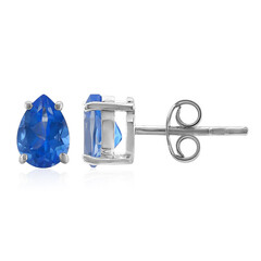 Orecchini in argento con Topazio Blu Indaco
