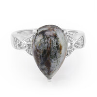 Anello in argento con Astrofillite