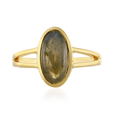 Anello in argento con Labradorite