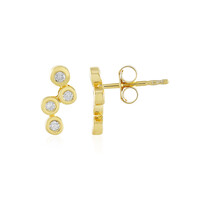 Orecchini in argento con Diamante I2 (J)