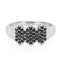 Anello in argento con Spinello Nero