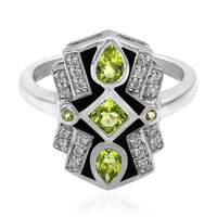 Anello in argento con Peridoto
