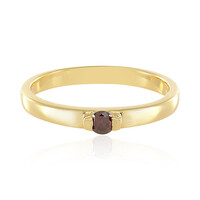Anello in argento con Diamante Rosso I3