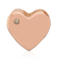 Ciondolo in argento con Diamante Rose de France SI1 di Argyle