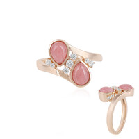 Anello in oro con Rodocrosite (KM by Juwelo)