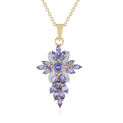 Collana in argento con Tanzanite