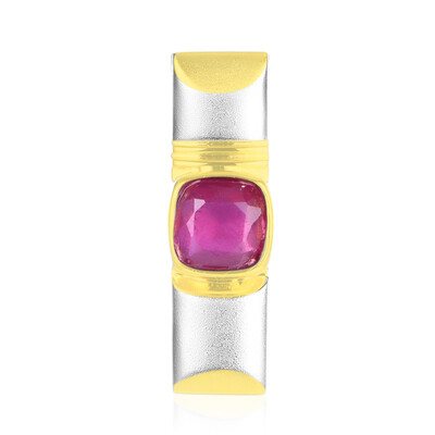 Ciondolo in argento con Rubino (MONOSONO COLLECTION)