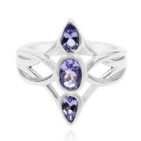 Anello in argento con Tanzanite