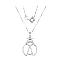 Collana in argento con Diamante I3 (I)