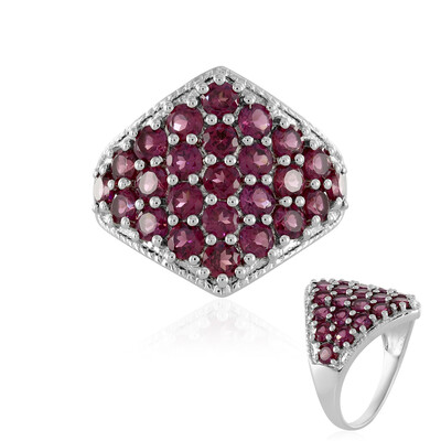Anello in argento con Rodolite