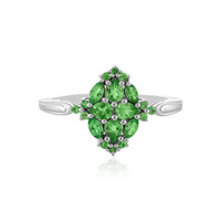 Anello in argento con Tsavorite