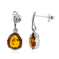 Orecchini in argento con Ambra Baltica