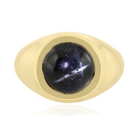 Anello in argento con Diopside Stellato d'India