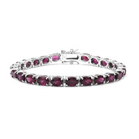 Bracciale in argento con Rodolite
