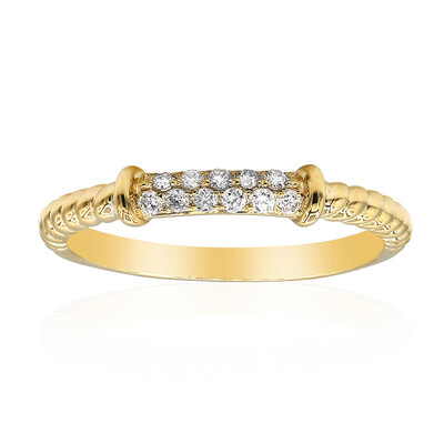 Anello in oro con Diamante I1 (H) (CIRARI)