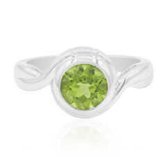 Anello in argento con Peridoto
