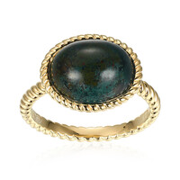 Anello in argento con Agata Muschiata